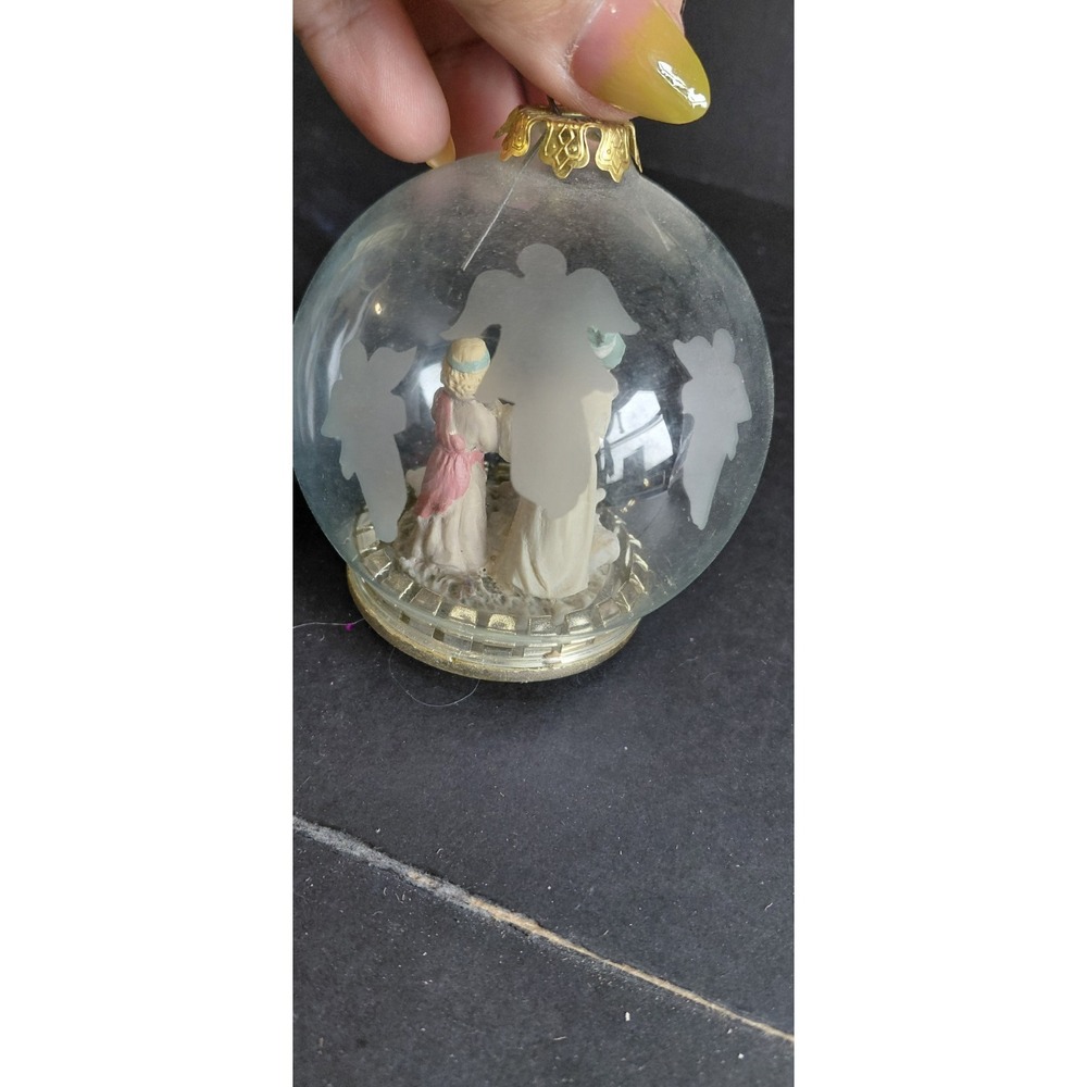 vintage House Lloyd Christmas Around the World Shepherd Glass Diorama Ornament - Picture 6 of 10